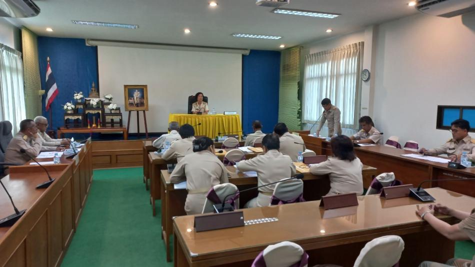 การประชุมภาเทศบาลตำบลปากน้ำหลังสวน สมัยสามัญ สมัยที่ 1 ครั้งที่ 1 ประจำปี พ.ศ. 2568