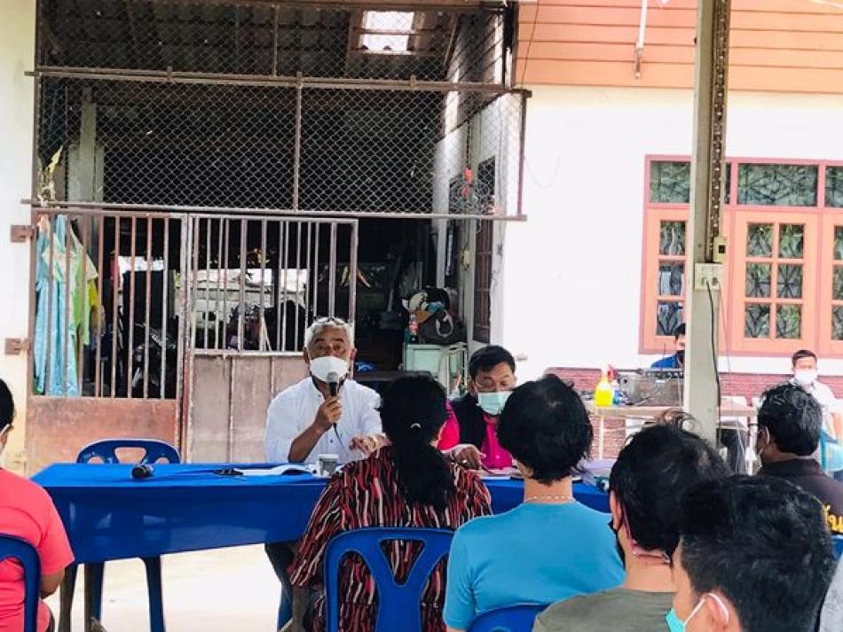 กิจกรรมประชุมประชาคมหมู่บ้านเพื่อปรับปรุงแผนพัฒนาหมู่บ้านและเสนอโครงการ